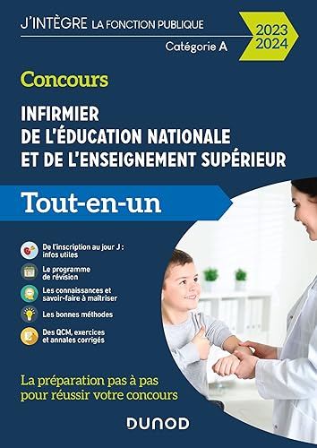 Concours Infirmier de l'éducation nationale et de l'enseignement supérieur: Concours externe - Tout-en-un - 2022-2023 (2022-2023)