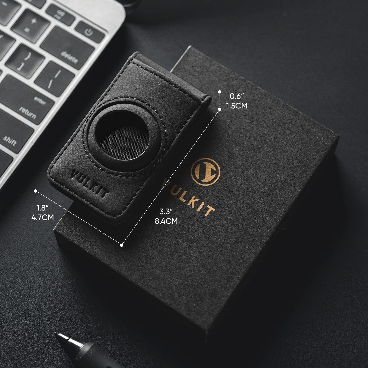 VULKIT Men's Magnetic Money Clip with Airtag Holder - Airtag NOT Included- Holds Up to 15 Cash or 8 Cards - Image 7