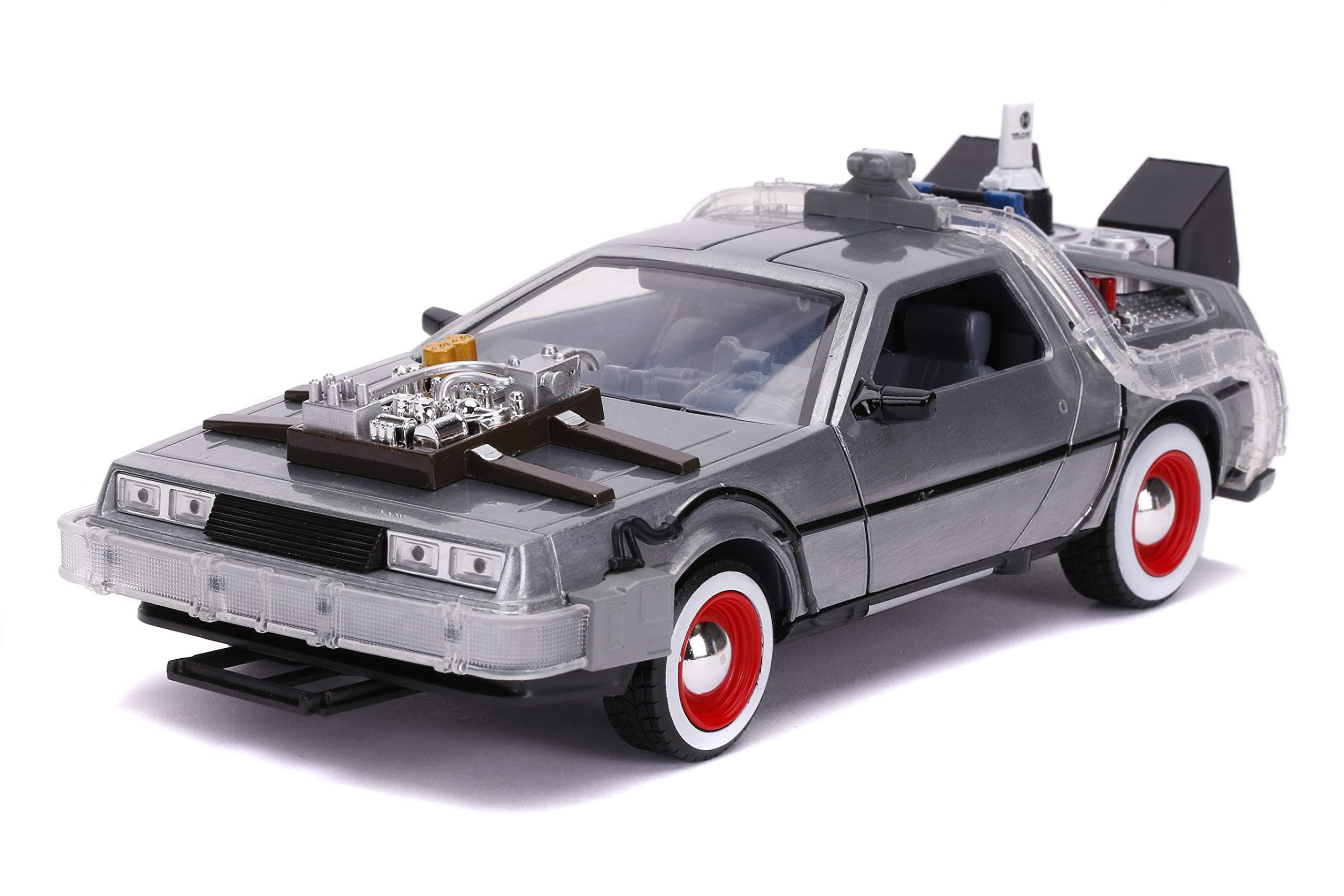 MDL 1/24 Delorean Time Machine ミニカー Jaada Back to The Future III - 1:24 De-Lorean Time Machine Die