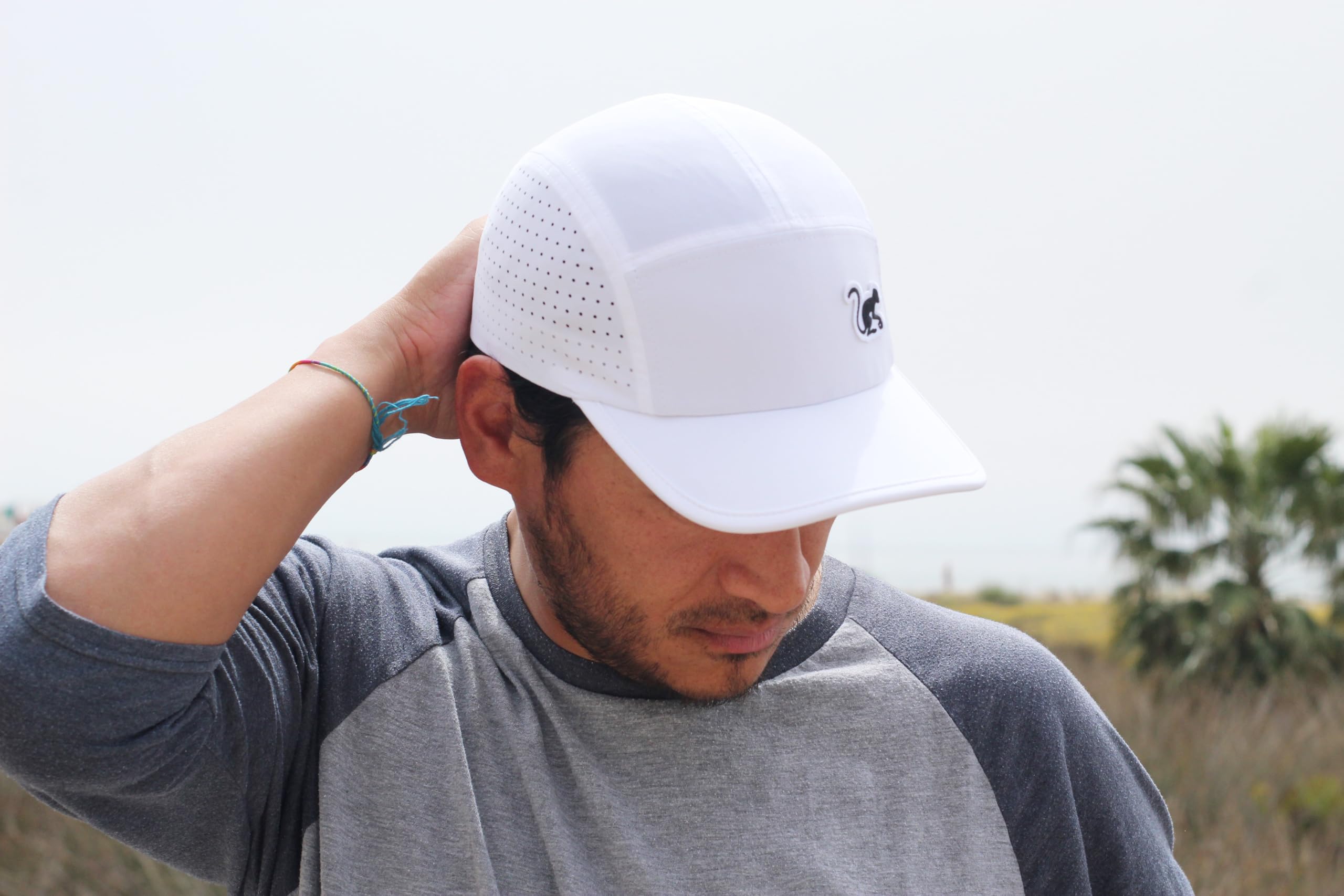 Surf Monkey | Cappello Running Asciugatura Rapida Uomo/Donna - 5 Pannelli - Taglia unica
