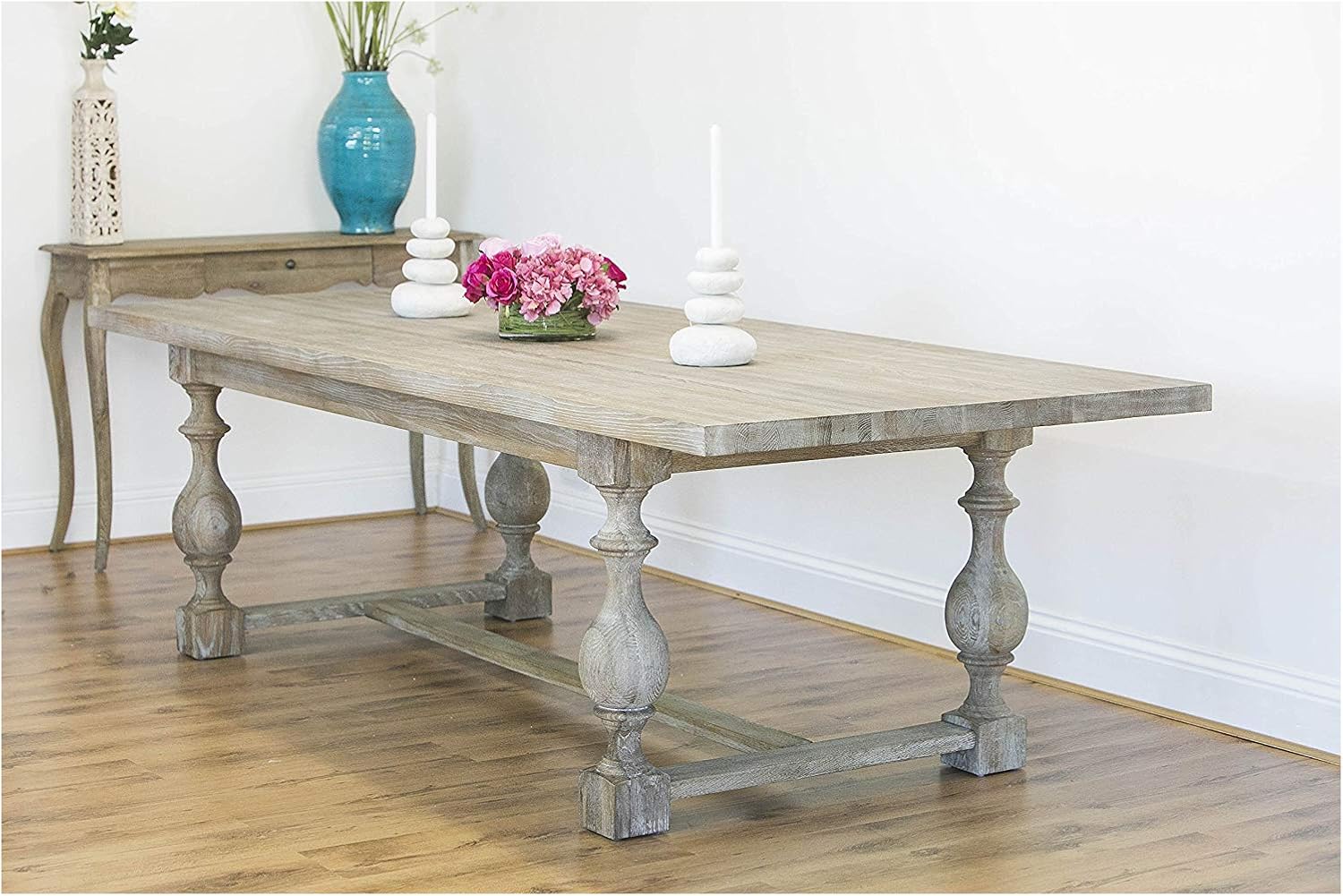 Inspiring Furniture LTD American Oak Grey Wash Solid Rectangular Table