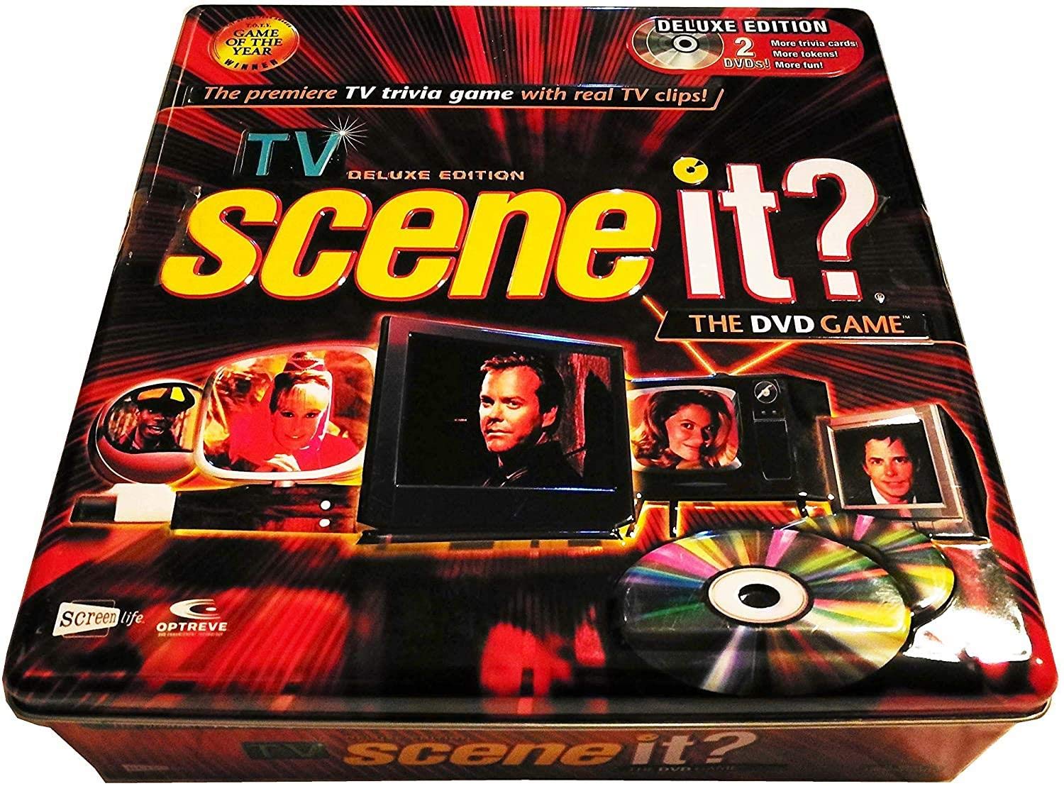 Tv Scene It? DVD Game Original in Tin 2005