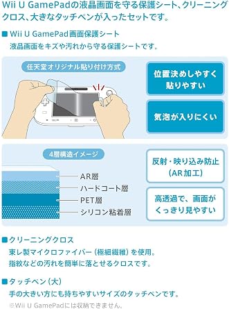 Wii U GamePad Accessory 3-Point Pack WUP-A-AS04
