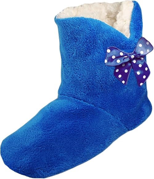 blue slipper boots