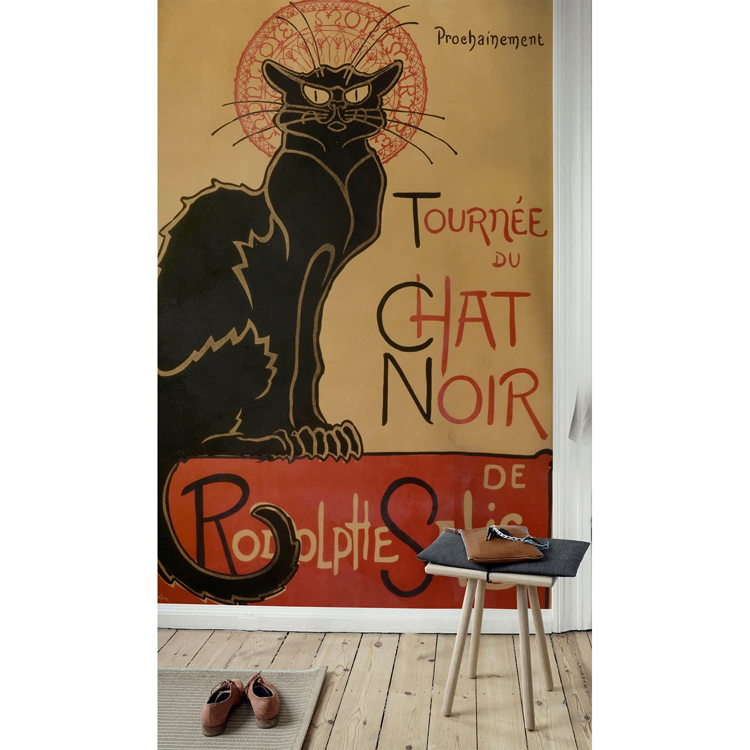 Papier peint auto-adhésif amovible Coloray pour rénover un mur sans abîmer