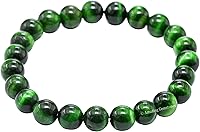 Vista 774 de Amazing Gemstone Pulsera de cristal para mujeres y hombres, pulsera de cristal curativo de protección, pulsera elástica con cuentas de piedras
