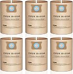 6 Pack Vacuum Bags Compatible with DEWALT 5–8 Gallon Wet/Dry Shop Vac DXVA19-4104, Replacement Disposable Filter Bags for DXV08SA DXV05P DXV06PL DXV08S