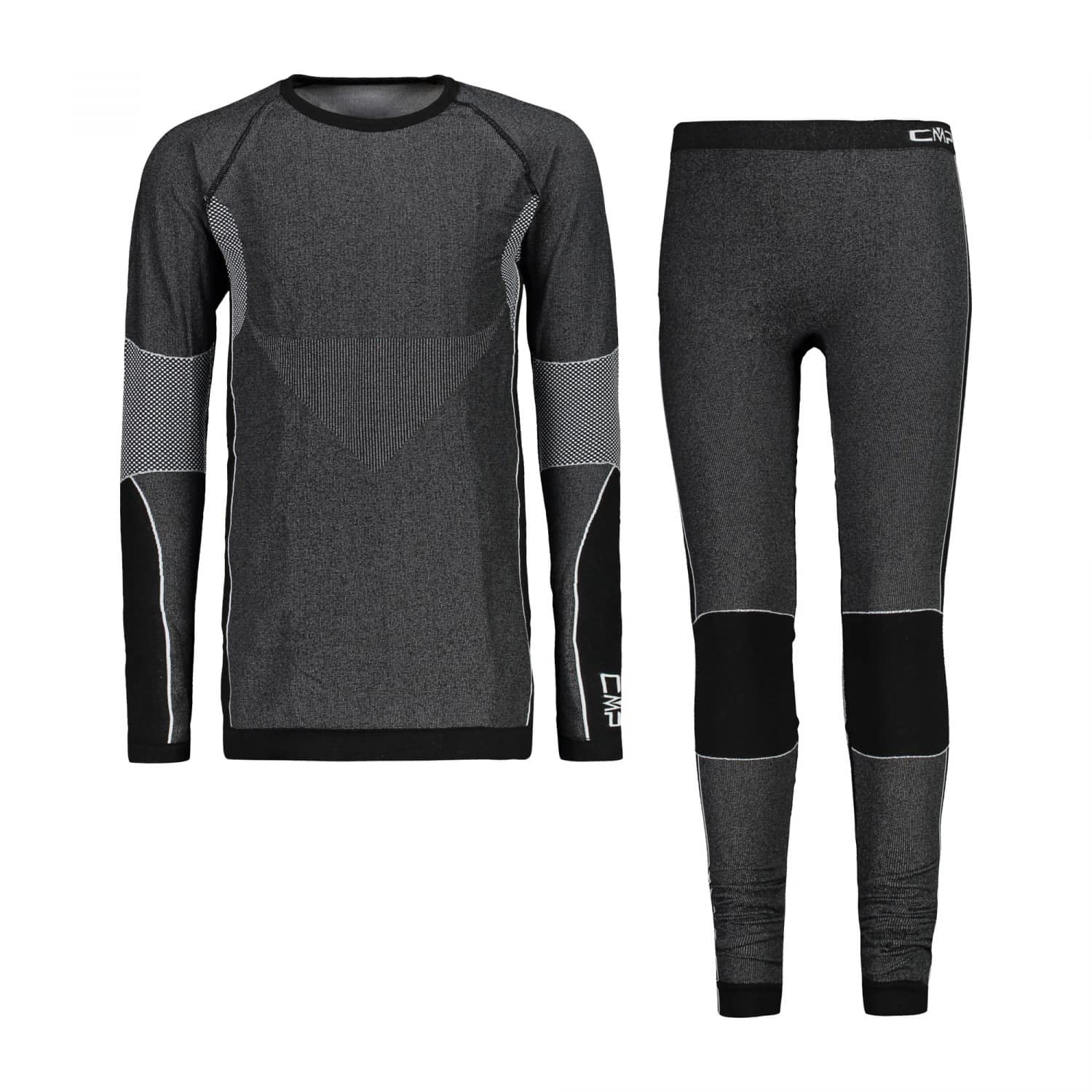 CMP Kinder Seamless Unterwäsche Set, Nero, EU 116-128