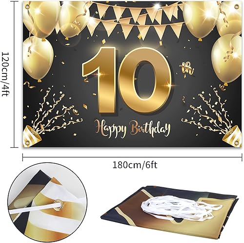 Miniatura 91 de HAMIGAR Fondo de pancarta de feliz cumpleaños número 17 de 6 x 4 pies, decoraciones de cumpleaños de 17 años, suministros de fiesta para niñas