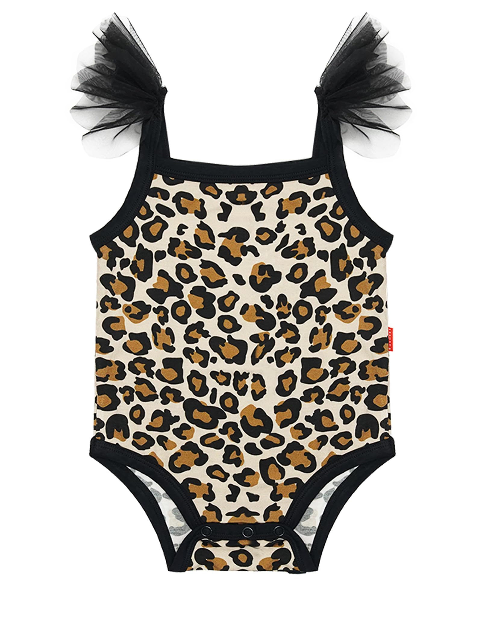 EASWEET Baby Girl Ruffled Tulle Sleeveless and Camisole Bodysuit Lightweight Bamboo Viscose Summer Outfit