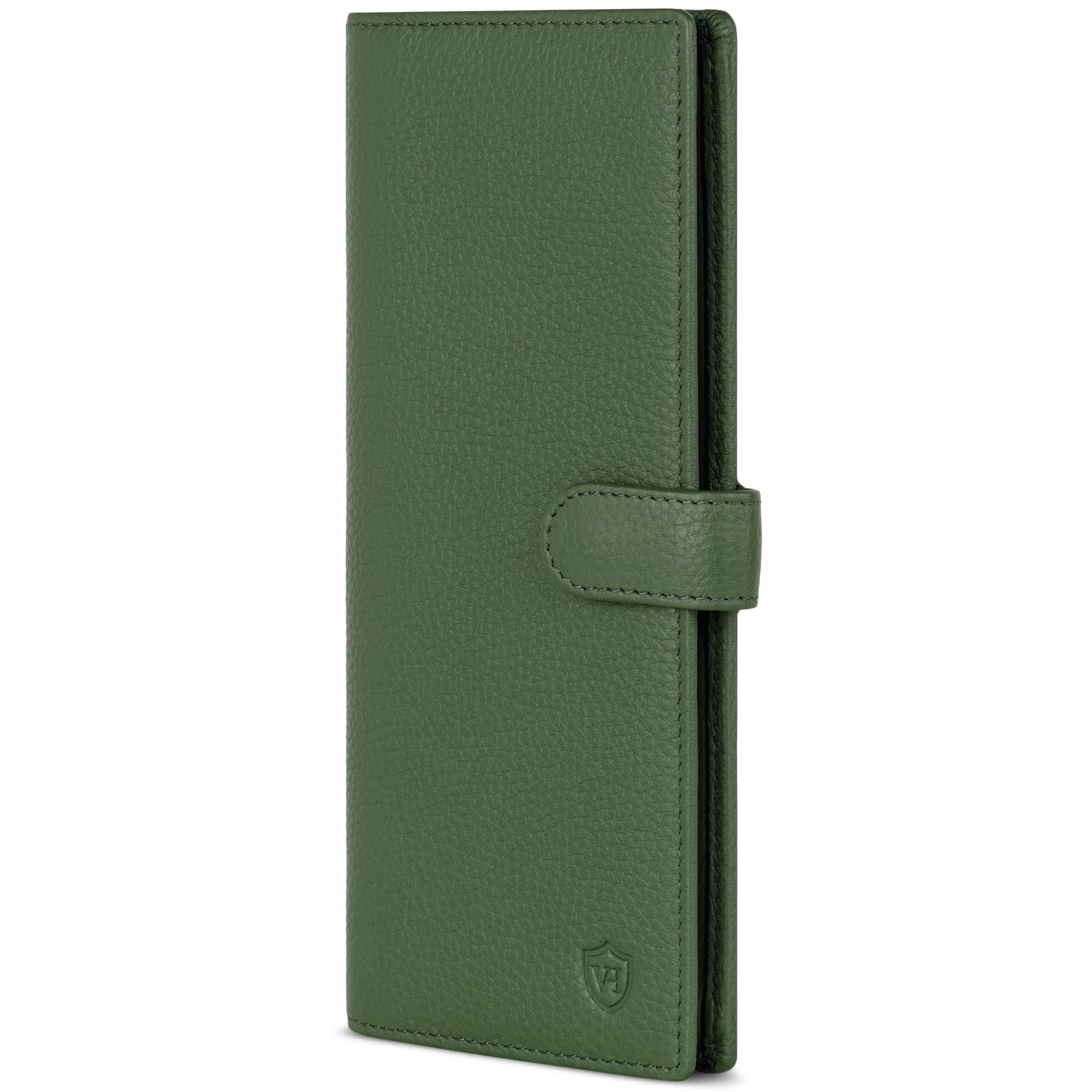 VON HEESEN Leder Geldbörse mit RFID-Schutz - Portemonnaie für Damen & Herren aus echtem Leder - Wallet mit Münzfach - Geldbeutel für Frauen und Männer