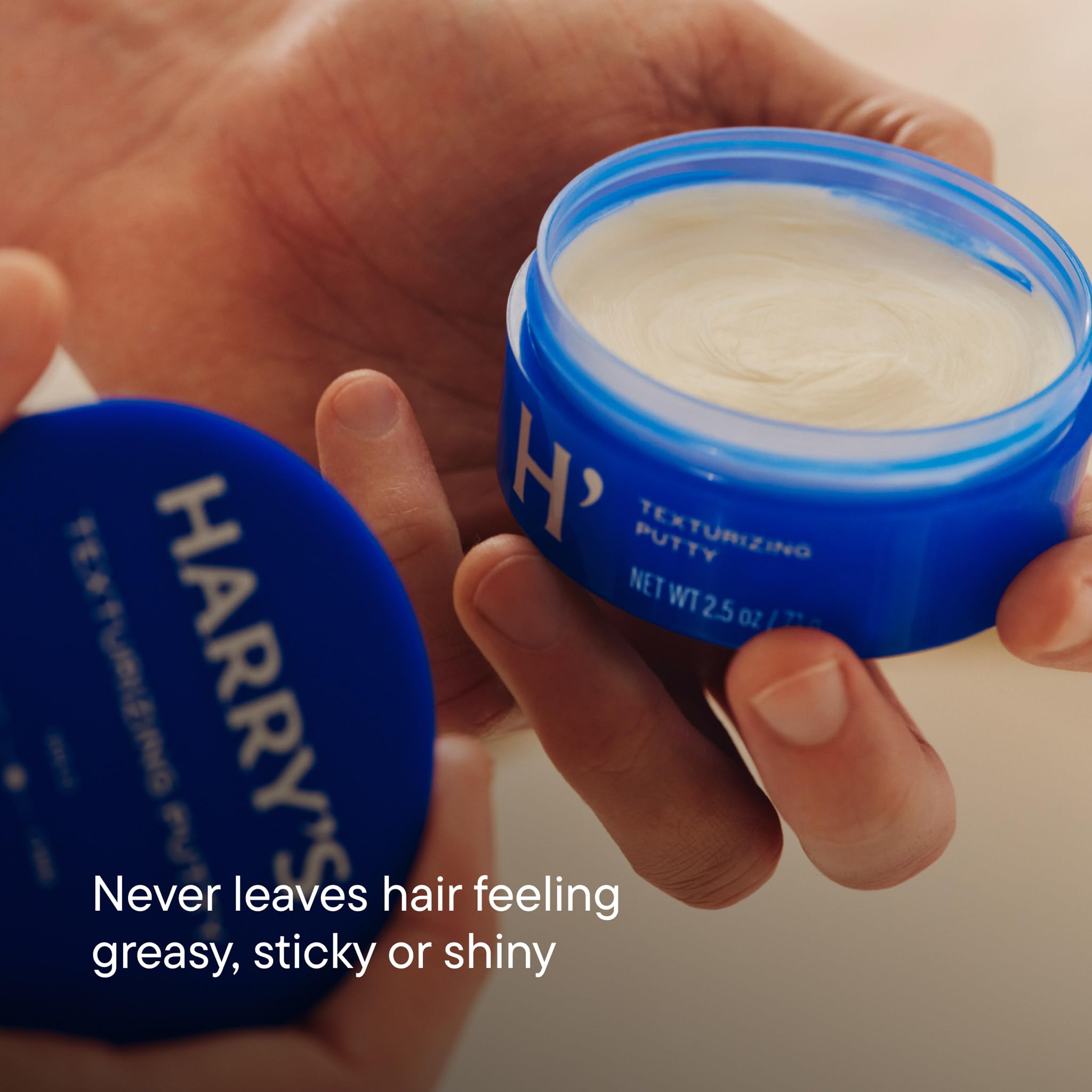 Harrys Texturizing Hair Putty for Men with Malleable Hold with Matte Finish - 2.5 oz - No Parabens or Sulfates - PACKAGING MAY VARY product thumbnail 4