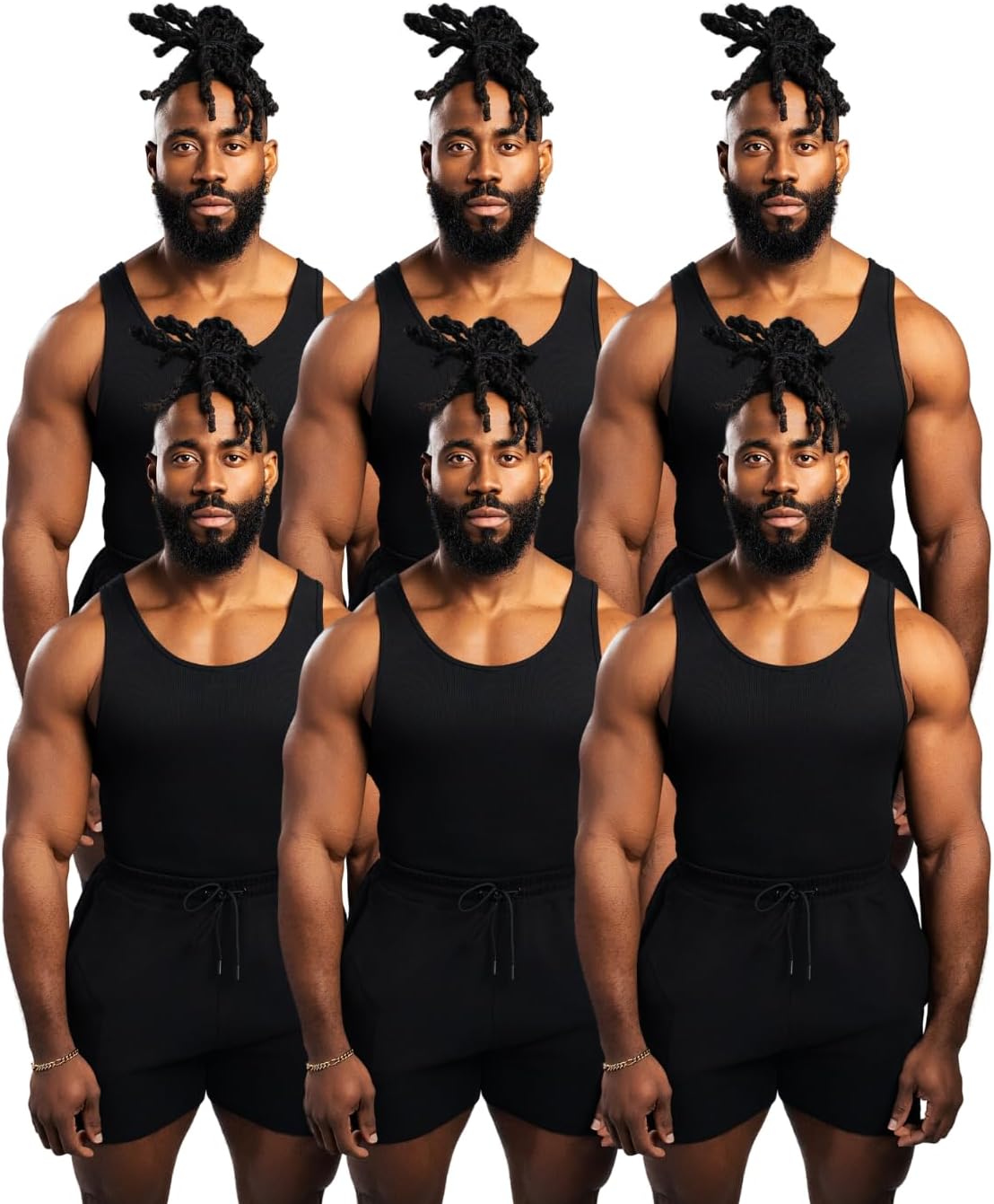 Ekkovision Beaters, Men's Tank Tops, Cotton Spandex Blend Tanks for Men, Comfortable, Durable Ribbed Fabric.