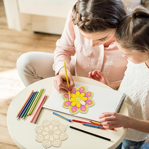 Miniatura 432 de Trébol de madera de gran tamaño de 7 pulgadas, adornos para el día de San Patricio para pintar, tréboles de madera en blanco en blanco, sin