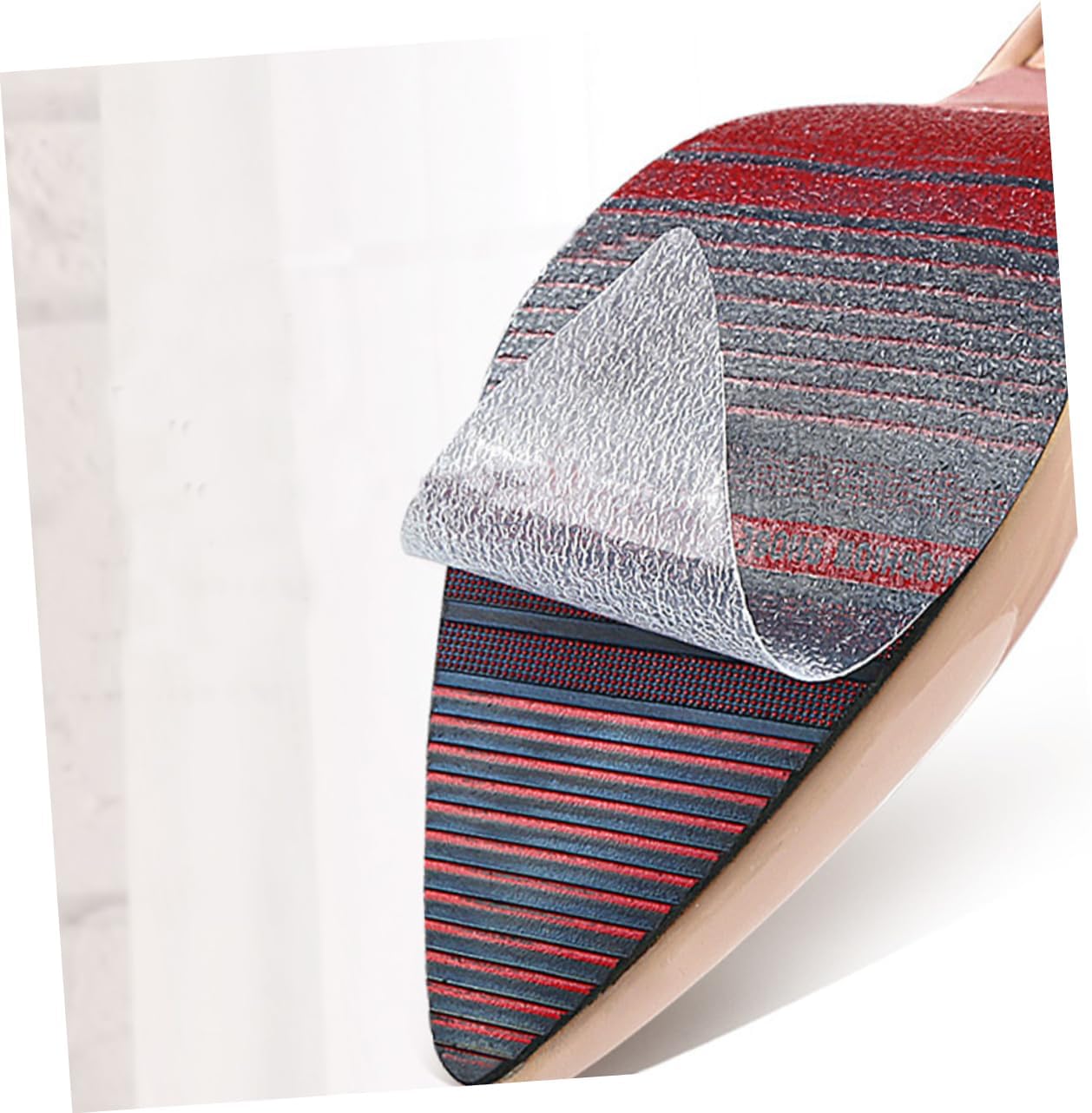 NOLITOY 5rolls Non-Slip Shoe Pads Insoles for Women Heel Cushion Protector Blister Prevention Mute Shoes Pads