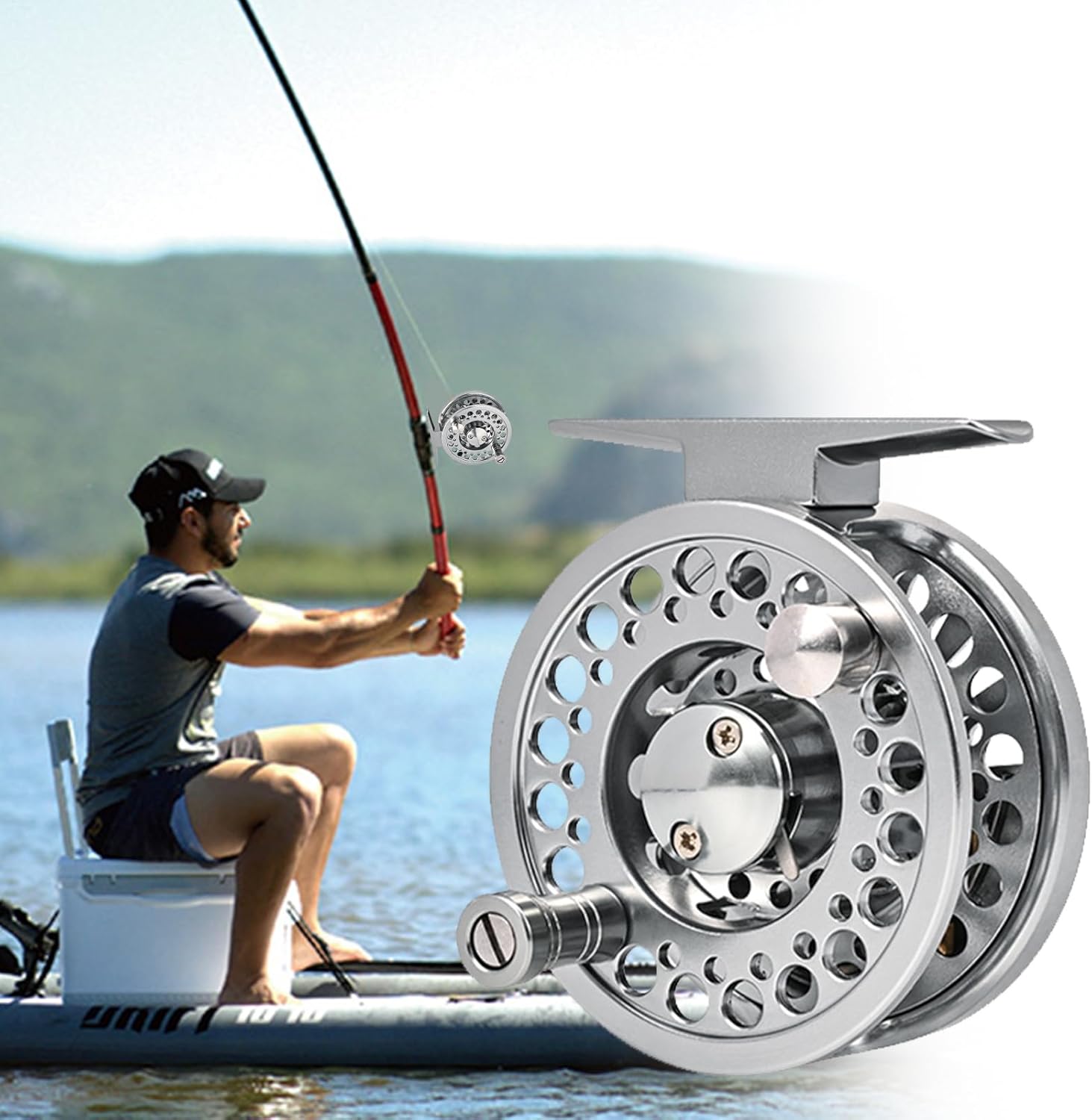フライリール、フライフィッシングリール | 軽量ベイトリール - 男性用アルミ合金リール、釣り道具、釣りアクセサリー
