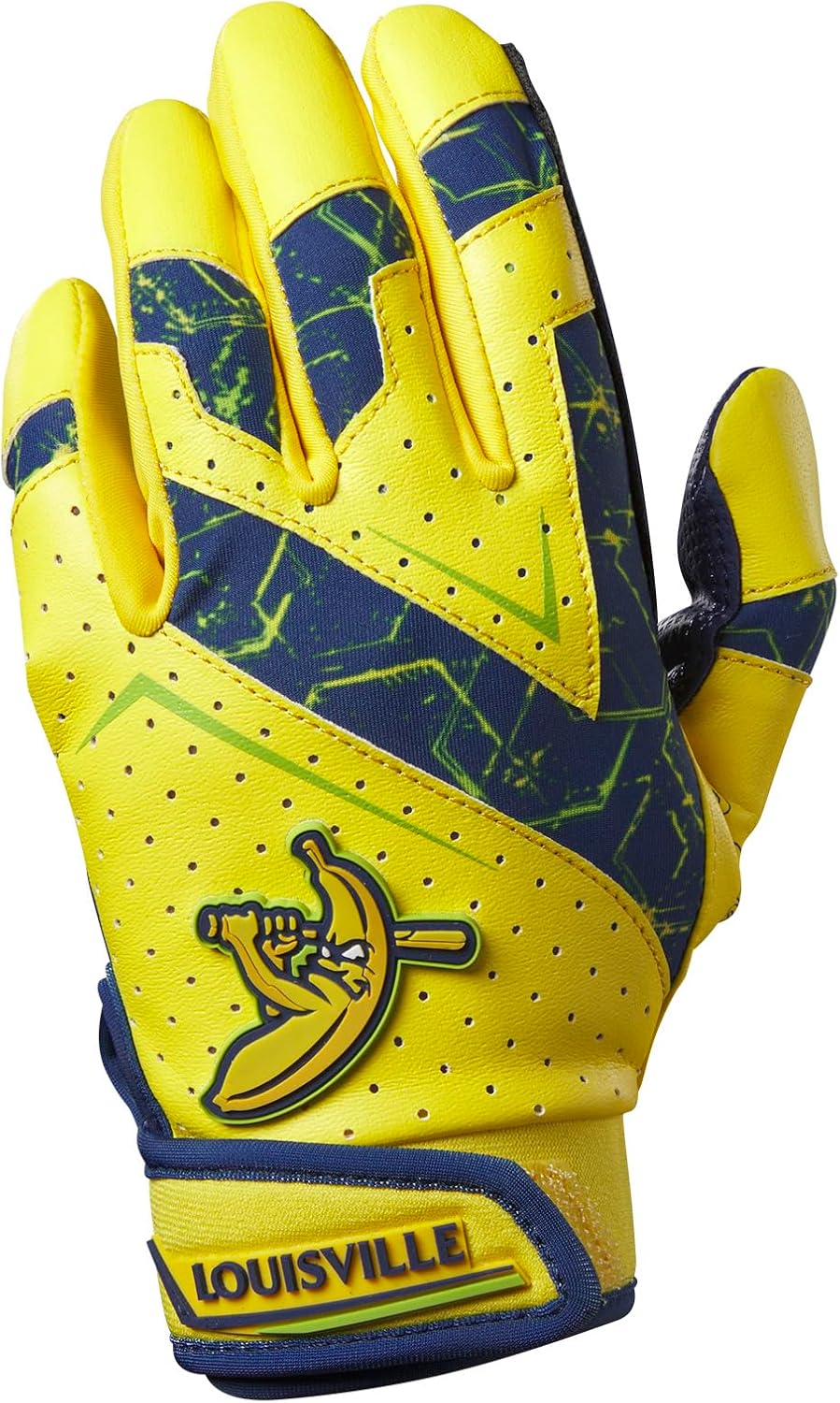 Louisville Slugger Youth Genuine V2 Batting Gloves - Savannah Bananas and Party Animals