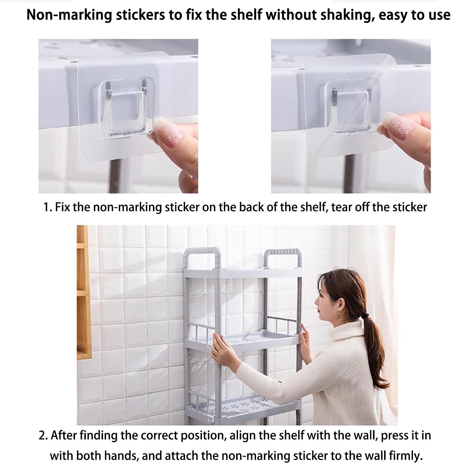 Amazon｜トイレラック, トイレ上収納ユニット、バスルーム棚自立型