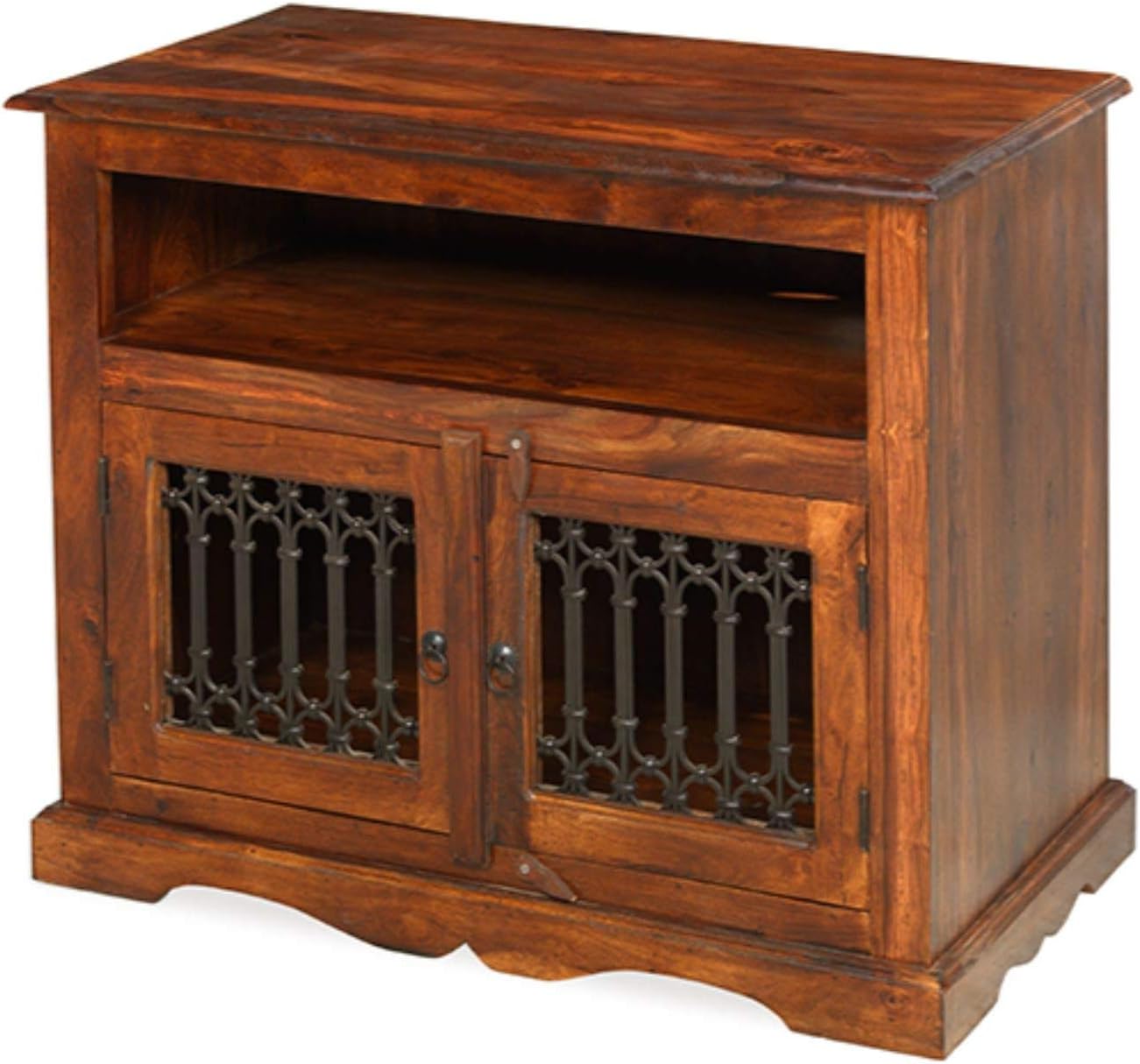 Maharajah Indian Rosewood 85cm Small Square TV Stand