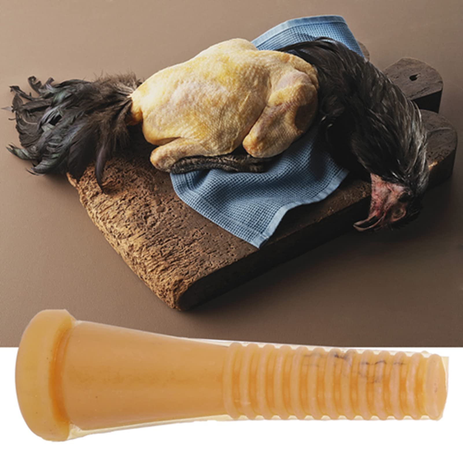 Buachois Doigts à plumer pour volaille, 50 pièces de bagues de déplumage pour Poulets Canards oies, Accessoires pour Machine à plumer volaille, Bague de Caoutchouc