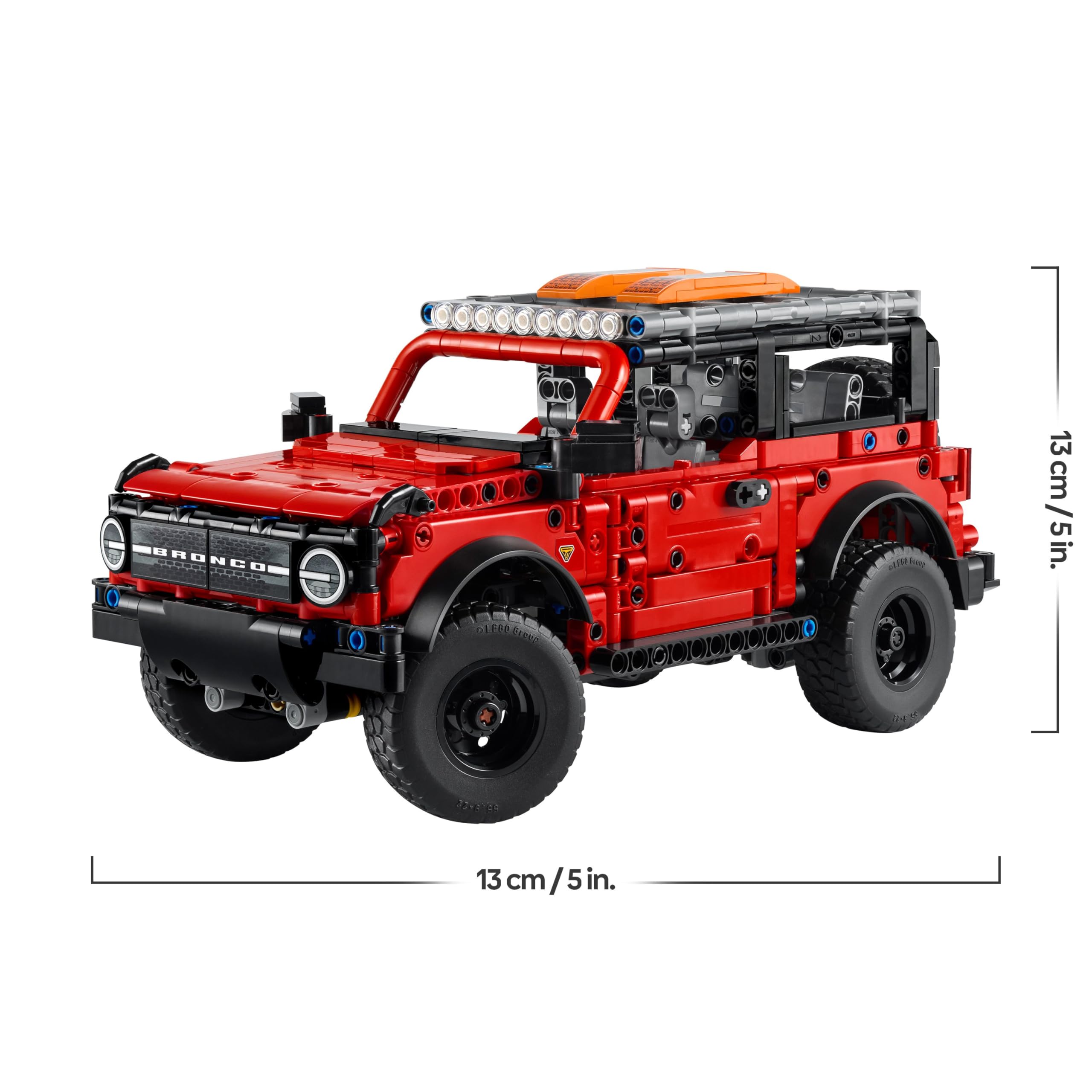 LEGO Technic Furgoneta Ford Bronco - Coche Todoterreno SUV de Juguete - Kit de Maqueta con Puertas Que se Abren, Motor V6, Suspensión y Dirección - Regalo para Niños de 9+ Años 42213