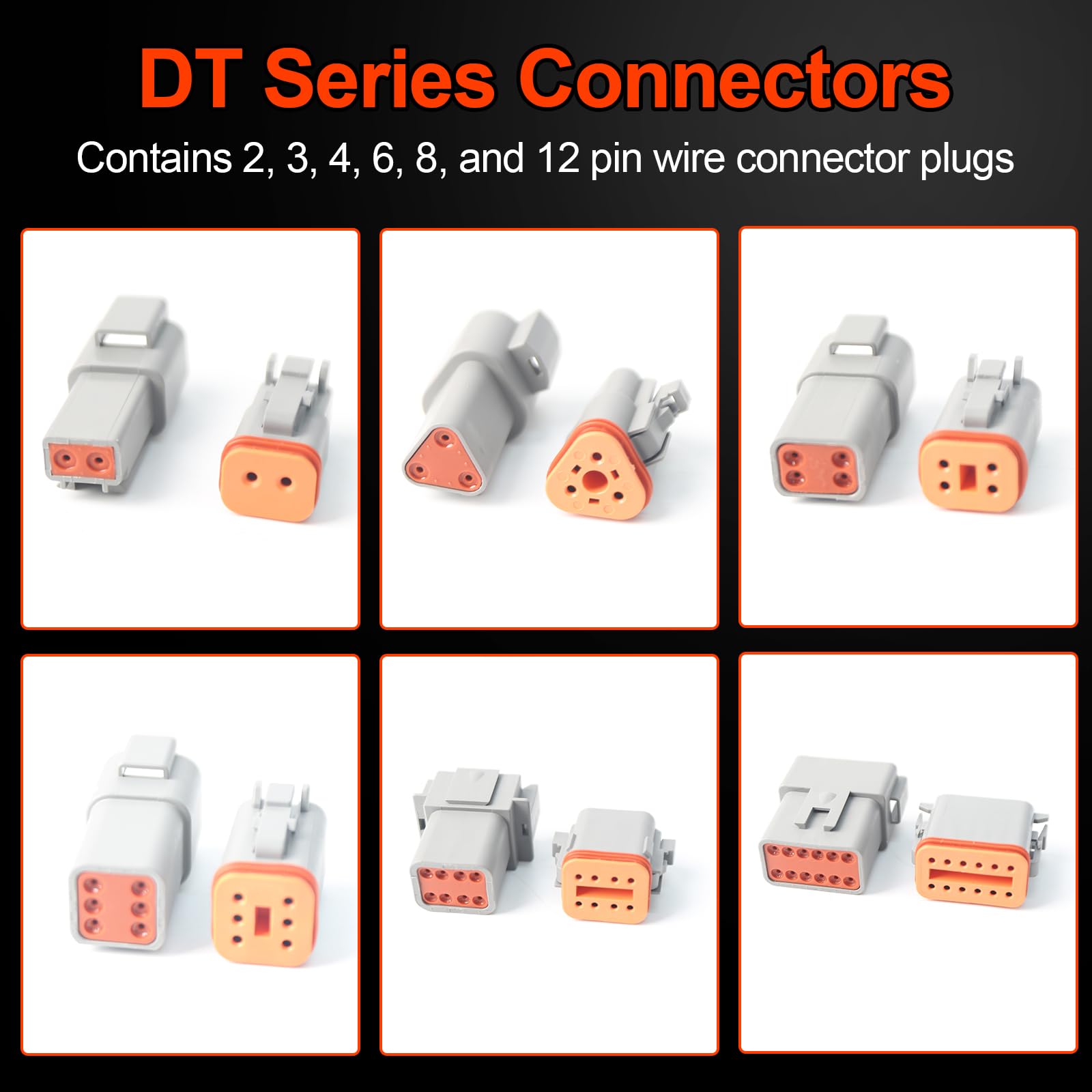 Kit de 924 conectores compatibles con DT Deutsch, juego de conectores eléctricos automotrices, herramienta de extracción de conectores