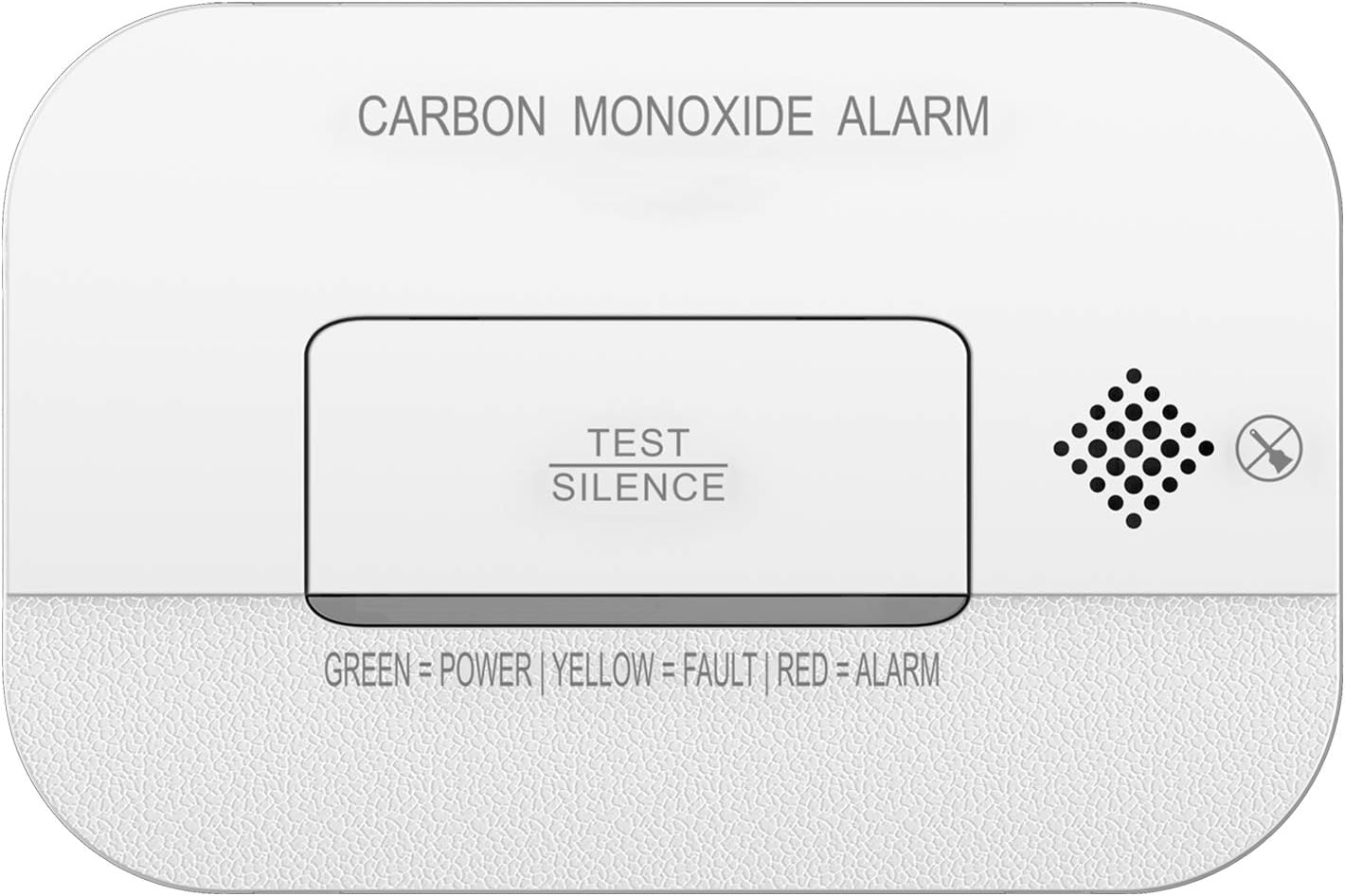 Ecoey Carbon Monoxide Detector , Replaceable Battery-Operated CO Detector with Human Alarm Sounds and Test Button, Carbon Monoxide Alarm for House and Bedroom, FJ127, 1 Pack : Everything Else