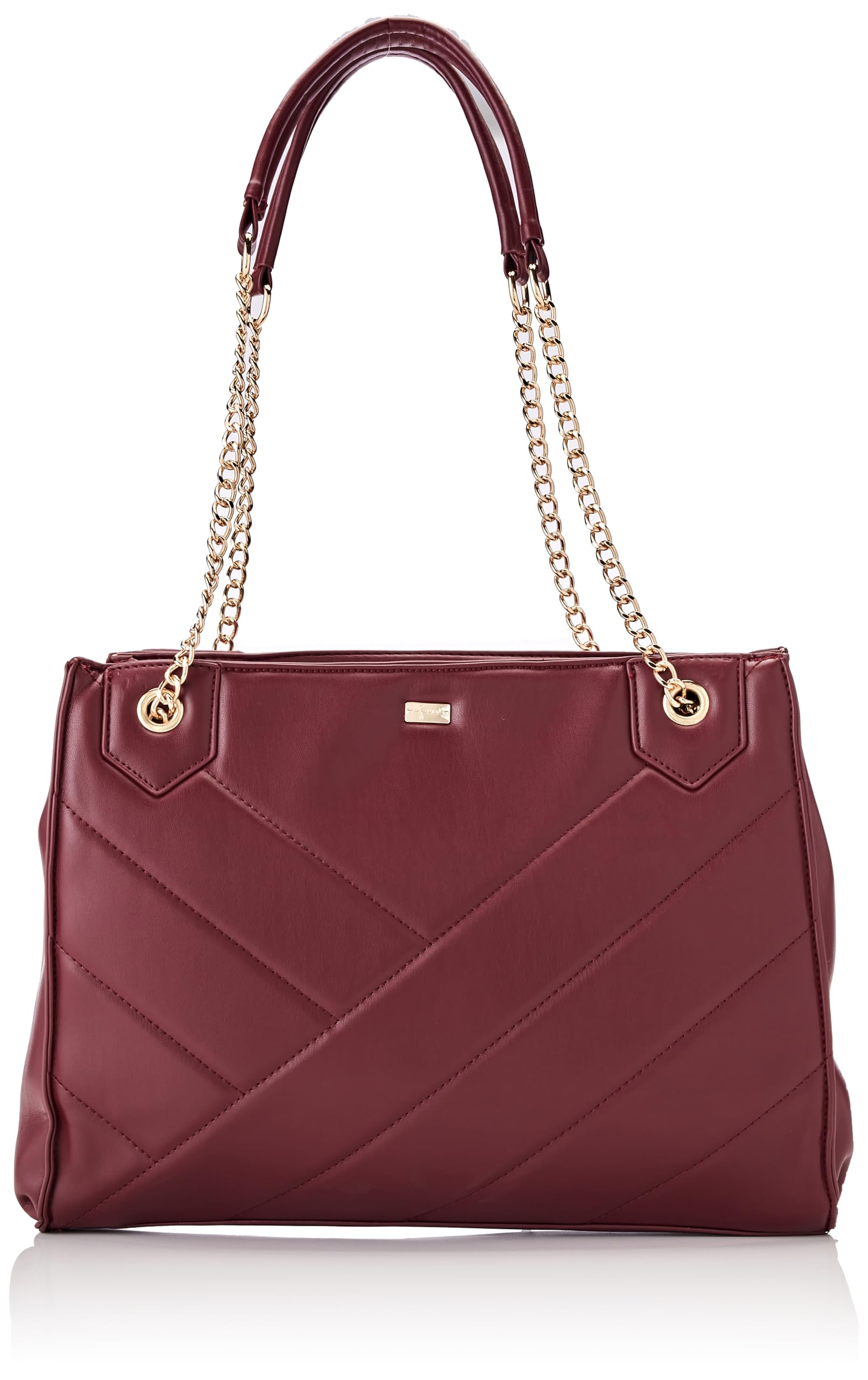 SIDONA Women's Handbag Shopper, Dark Cherry, One Size
