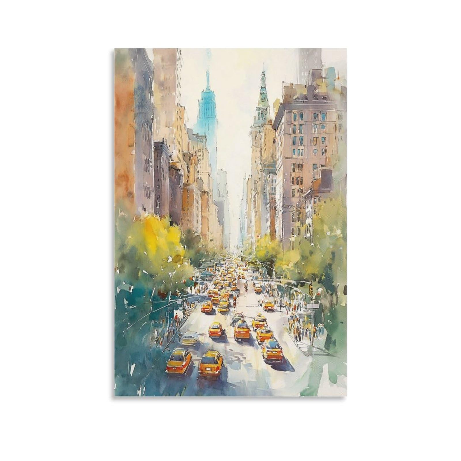 Pennsylvania 24x36inch(60x90cm) Vintage Travel Poster Watercolor Canvas Art