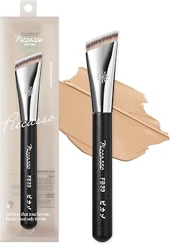 Piccasso FB33 Tapping Foundation Brush for Liquid Makeup, Cream Foundation