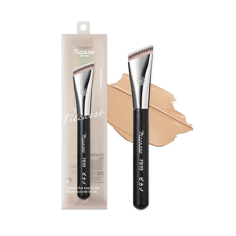 Piccasso FB33 Tapping Foundation Brush for Liquid Makeup, Cream Foundation