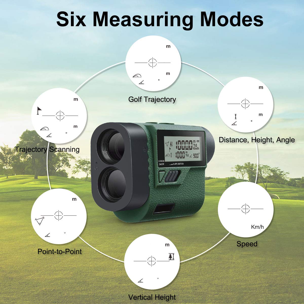 Huepar HLR1000 Six Measuring Modes