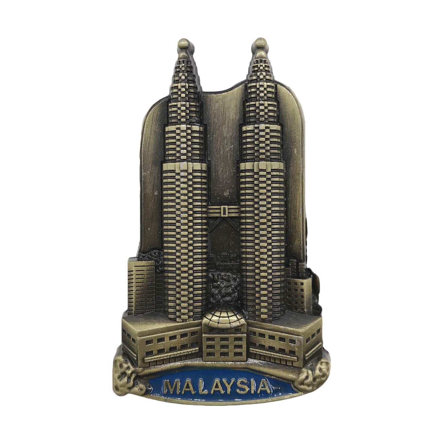 Wedarego Kuala Lumpur Twin Towers Malaysia 3D Metal Refrigerator Magnet Travel Souvenirs Fridge Magnet Home And Kitchen Decoration Magnetic Sticker Collection