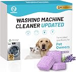 Washing Machine Cleaner -15 Pack, Formulated for Pet Owners | Compatible with HE, Top & Front Load Washer | Septic Safe | Fresh Scent | Removes Residue | Remove Stubborn Pet Hair (15)