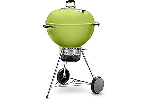 Master-Touch 22" Charcoal Grill in Enchanting Spring Green