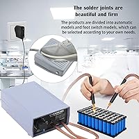 Vista 6 de Mini soldador por puntos de batería de 5000 W, máquina de soldadura por puntos de mano, kit de bricolaje para herramientas de soldadura de batería