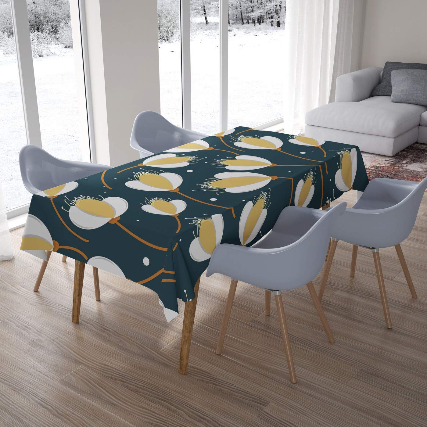 Bonamaison Kitchen Decoration, Tablecloth, 140cm x 200cm - Designed and Manufactured in Turkey