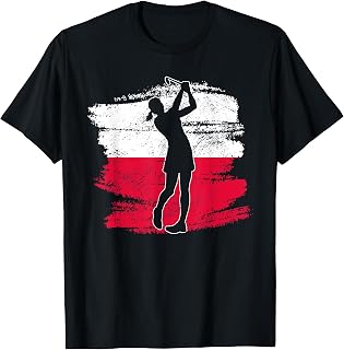 Golf Player Golfer Poland Polish Polska T-Shirt