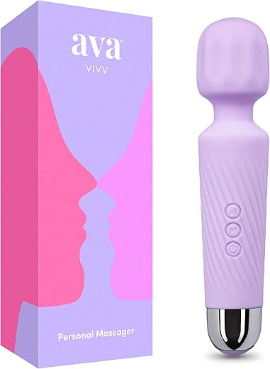 Ava Wand Clit Stimulator Vibrator - Purple
