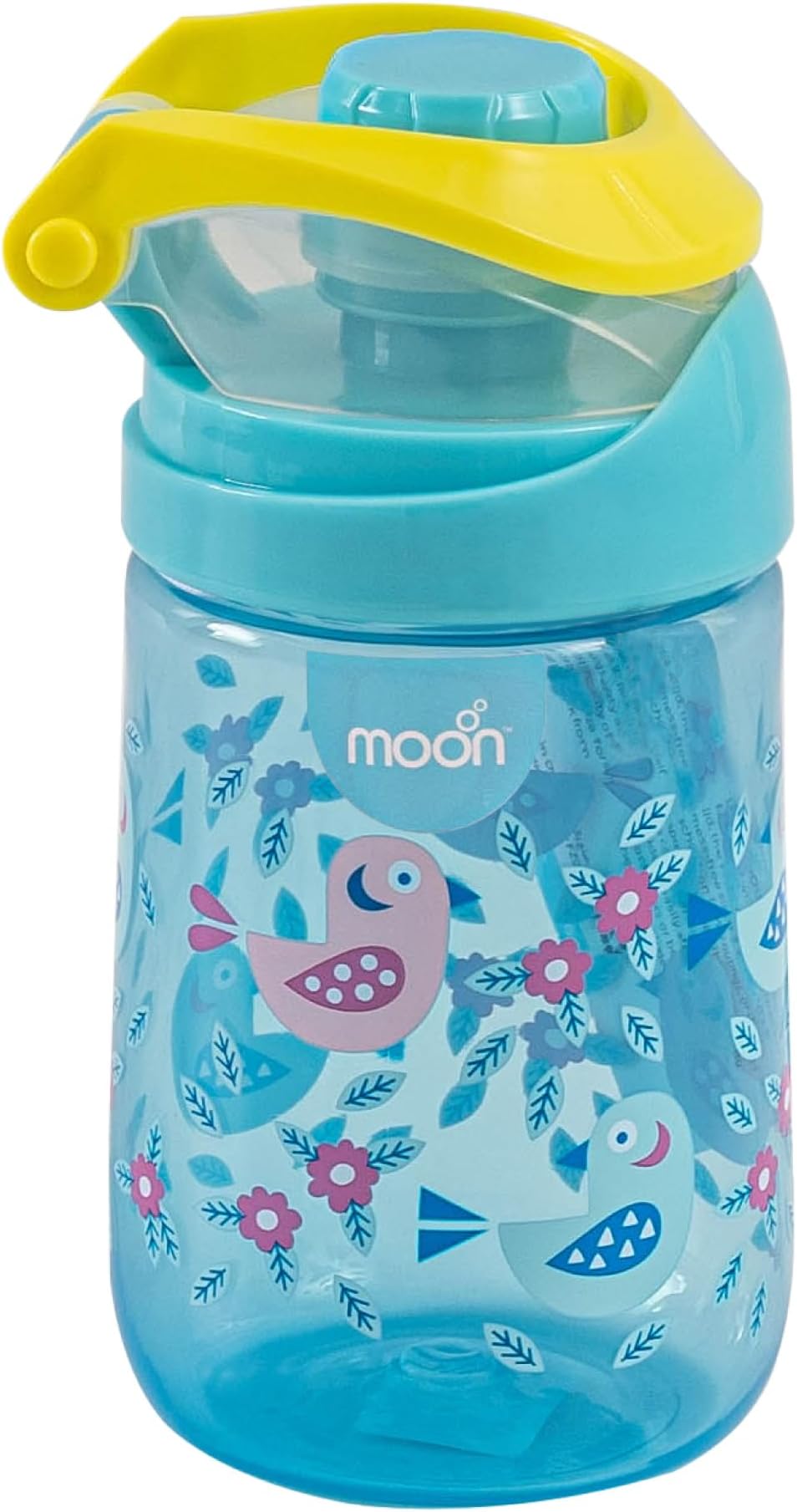 The Moon Brand Kids Water Bottle Portable 410ml for Indoor & Outdoor Activities: TravelPicnicsHikingschoolsports Spill ProofBreak ResistantBPA Free Dishwasher Safe, OdorFree –Blue