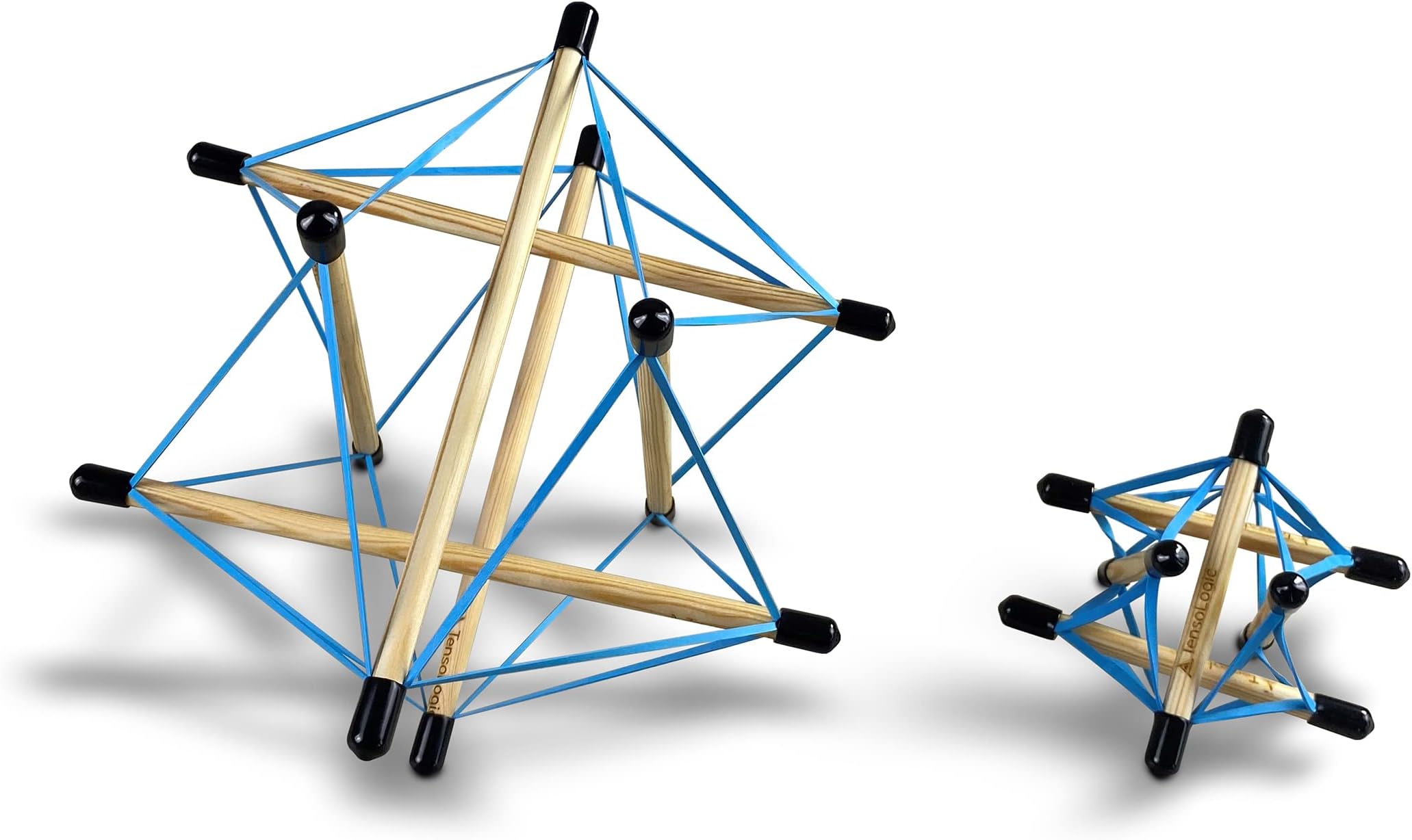 Advanced Kit - Tensegrity Physics Model, Build Tensegrity Models - Architecture Building Kit, Minimum Age 15, 12 Dowels