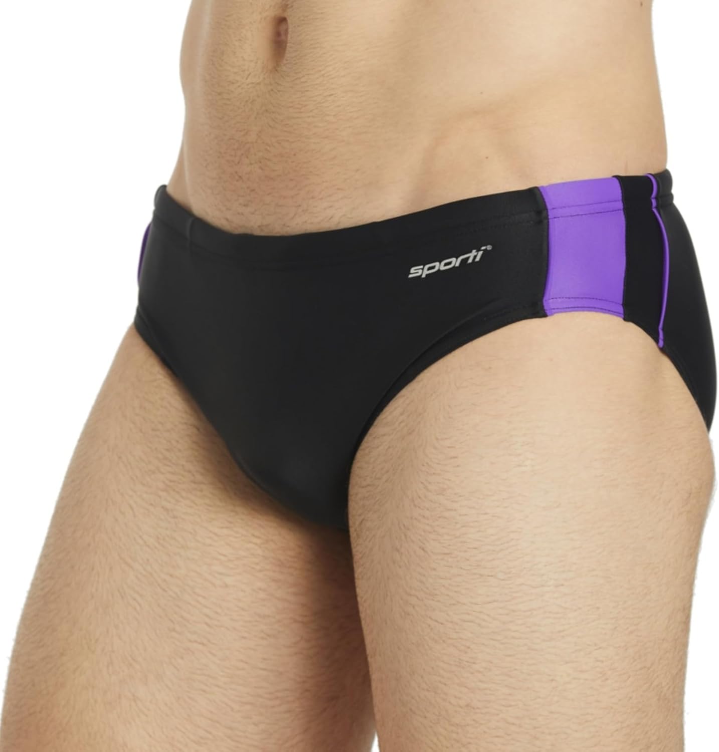 Sporti Boy's Swim Briefs - Chlorine Resistant, Quick Dry, UPF 50+ Sun Protection, Adjustable Drawstring for Comfortable Fit