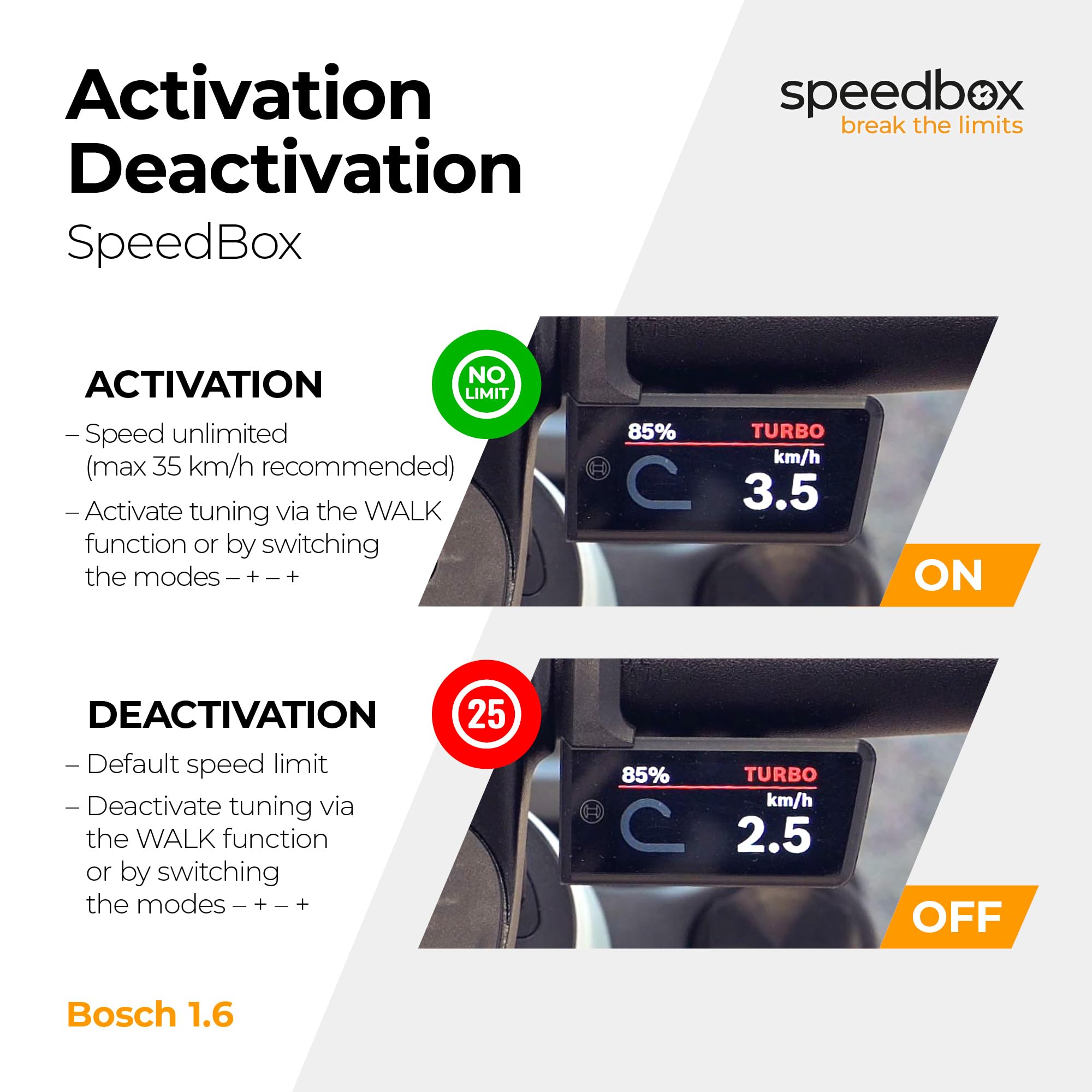 SPEEDBOX 3.1 Compatible Avec Giant/Puce De Tuning Avec Bluetooth Pour