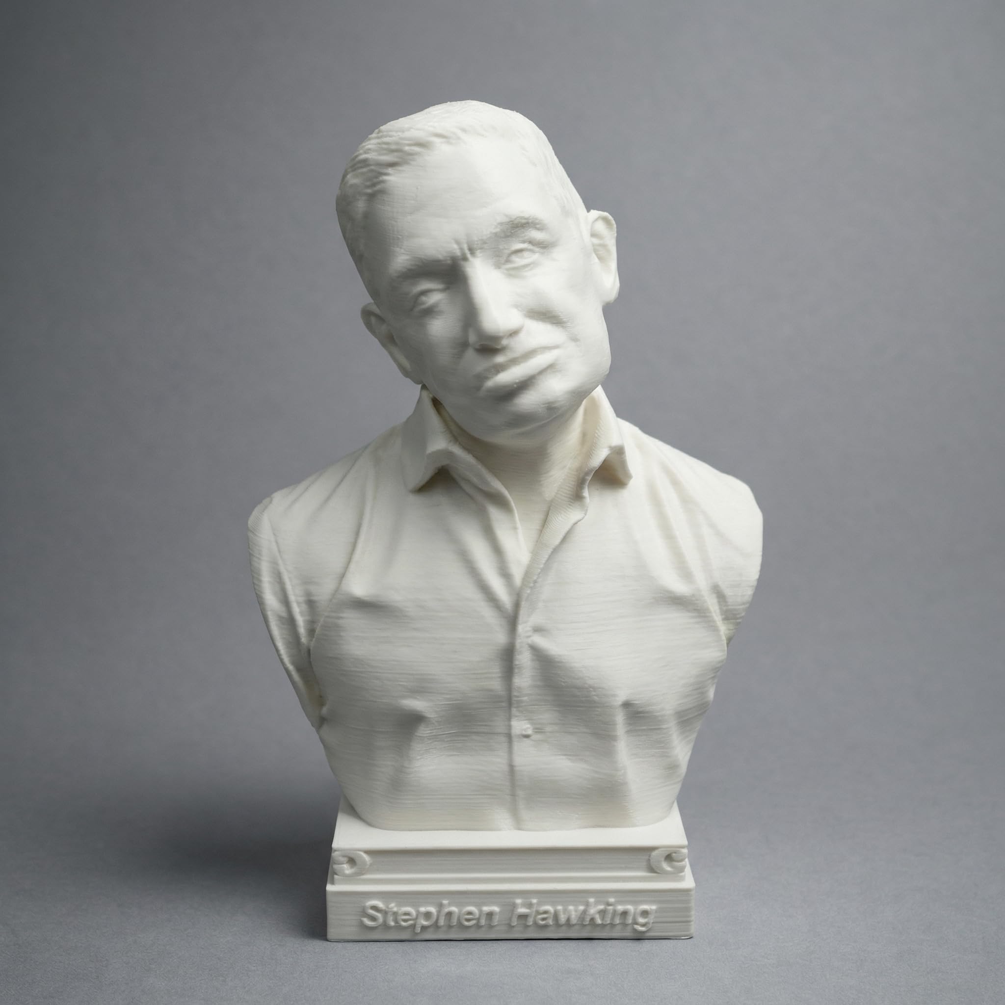 Otdlle Stephen Hawking Isaac Newton Einstein Galileo Marie Curie Nikola Tesla Bust Head Sculpture Historical Statue Collectible Figurine Desk Top Home Decor (, 6" Hx4 Wx3 D)
