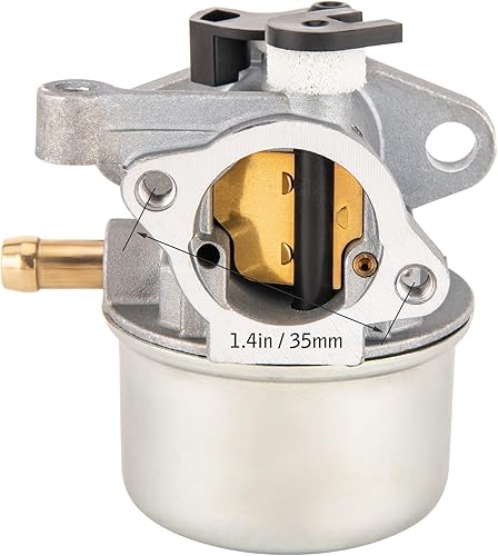 Miniatura 5 de Repuesto de carburador 799866 para motor B & S 790845 799871 796707 o 794304 12H800. Compatible con los modelos de cortacésped Toro Craftsman Carb y