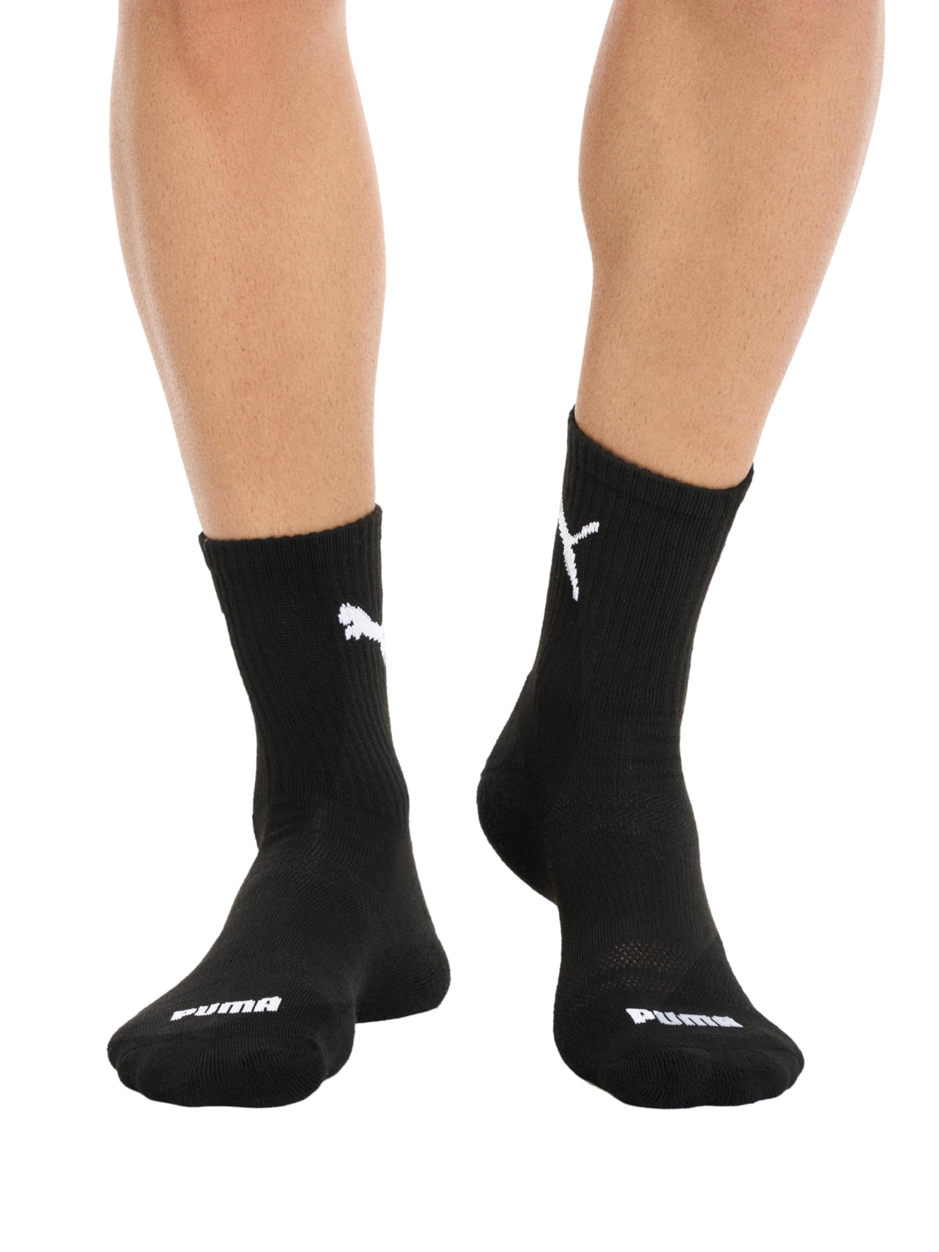PUMA Skarpety sportowe męskie, czarny/biały, 9-13