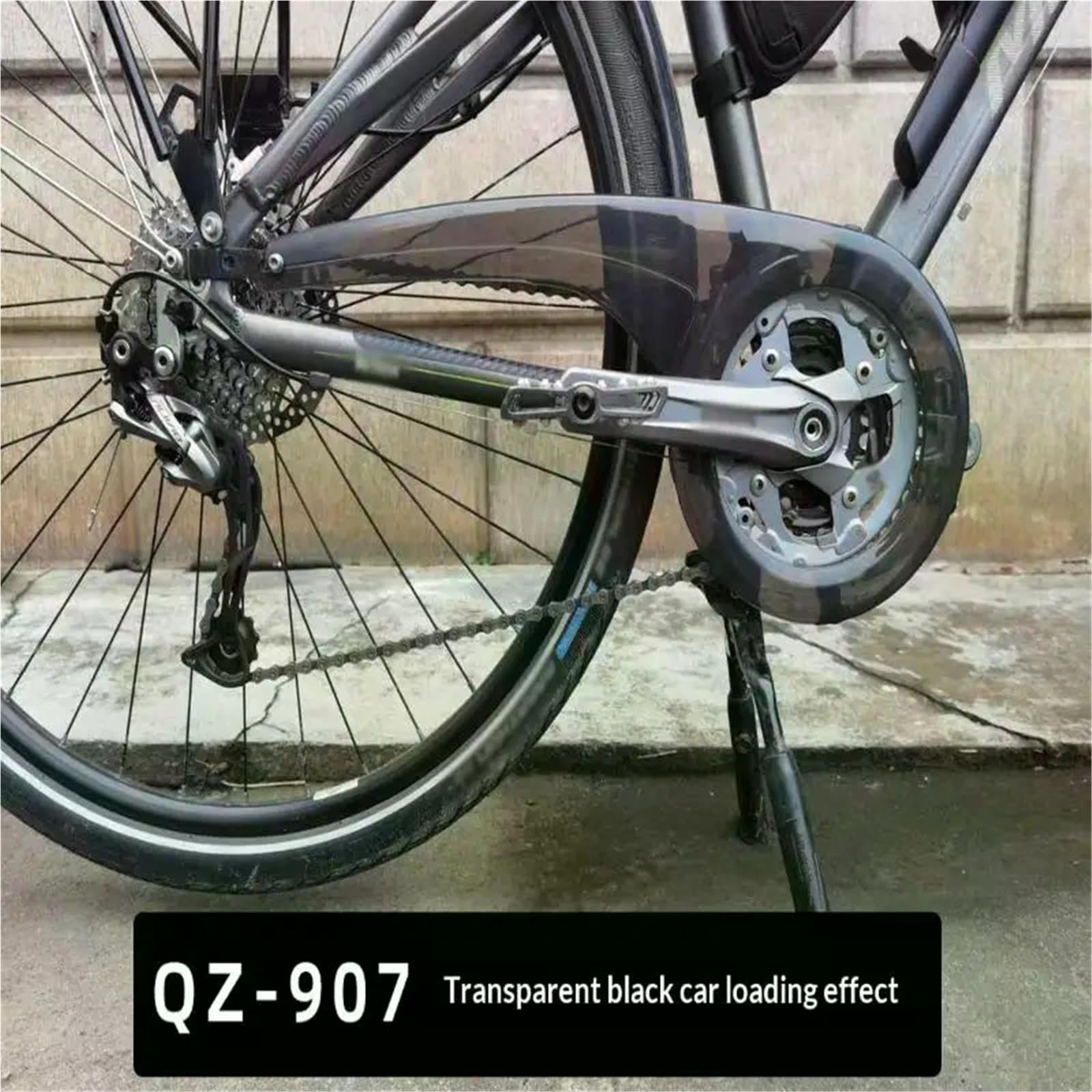 Copricatena Bicicletta 1 Set di Protezione Universale for Catena for Bici, Copertura in plastica PP for Scatola di Protezione Grande for Corona 40-46T