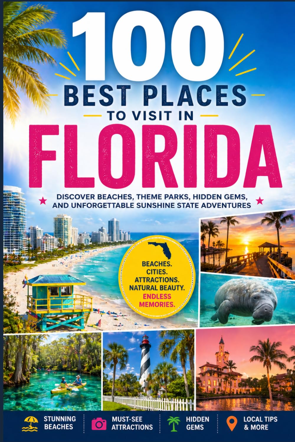 100 Best Places to Visit in Florida: The Ultimate Travel Guide to Iconic Beaches, Theme Parks, Coastal Towns, Springs, and Unforgettable Destinations Across the Sunshine State