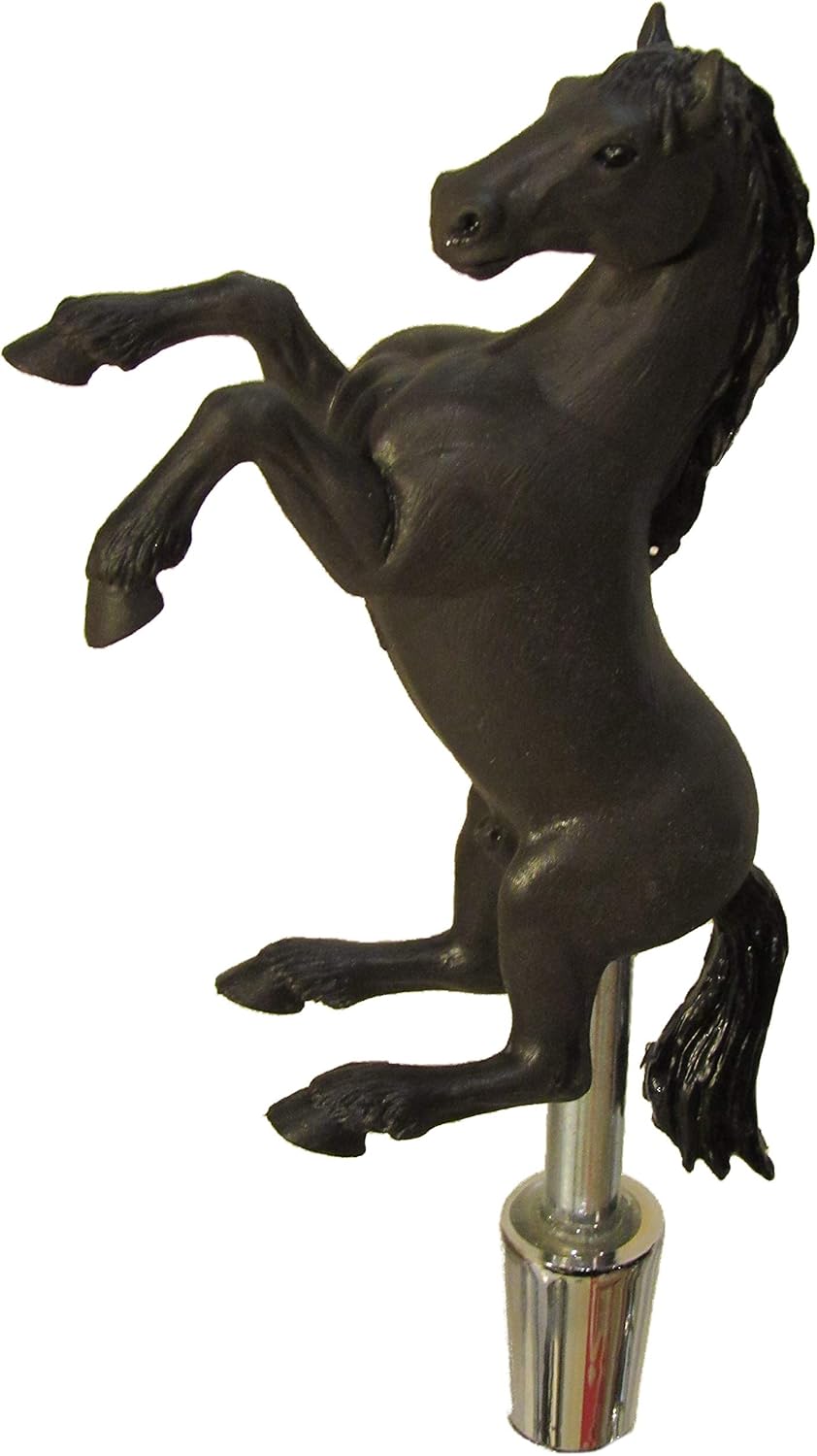 KoolCollectibles Rearing Black Mustang Beer Tap Handle Sports Bar Kegerator Breweriana Horse