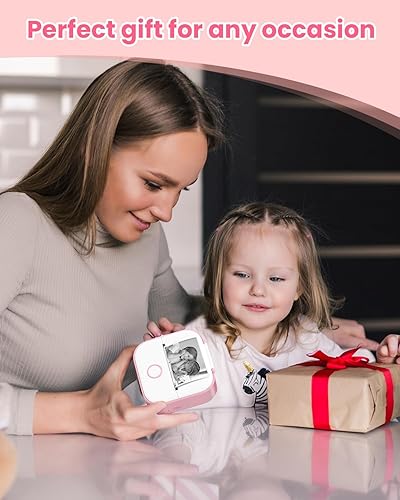 Miniatura 10 de Memoqueen Mini impresora de calcomanías, máquina para hacer calcomanías T02, impresora térmica portátil Blutooth, impresión inalámbrica sin tinta,